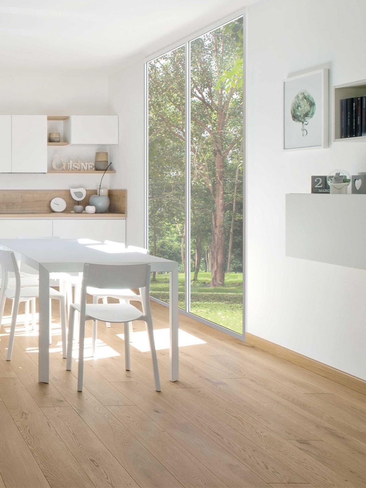 Parquet contrecollé rustique 2200x220x15/4mm