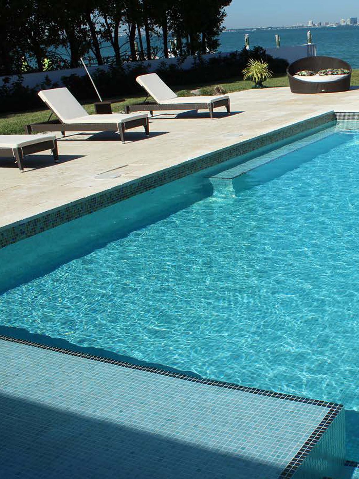 Les mosaïques de piscine
